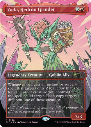 Zada, Hedron Grinder (Display Commander) - Thick Stock (SLD-2423) - Secret Lair Drop Series Foil-1