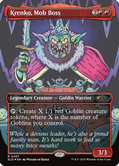 Krenko, Mob Boss (SLD-2407) - Secret Lair Drop Series Foil-1