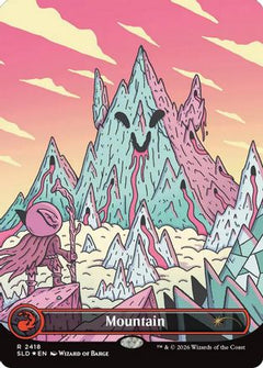 Mountain (2418) (SLD-2418) - Secret Lair Drop Series Foil-1
