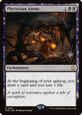 Phyrexian Arena (PPSOS-180) - Promo Pack: Secrets of Strixhaven-1