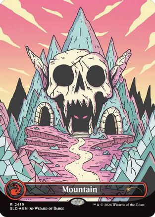 Mountain (2419) (SLD-2419) - Secret Lair Drop Series Foil-1