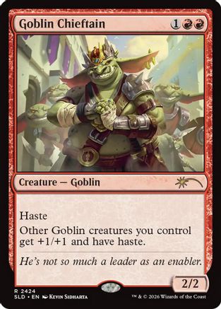 Goblin Chieftain (2424) (SLD-2424) - Secret Lair Drop Series-1