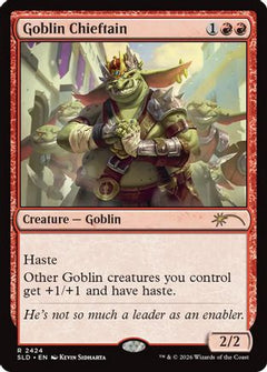 Goblin Chieftain (2424) (SLD-2424) - Secret Lair Drop Series-1