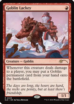 Goblin Lackey (2425) (SLD-2425) - Secret Lair Drop Series-1