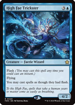 High Fae Trickster (PPSOS-040) - Promo Pack: Secrets of Strixhaven Foil-1