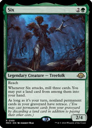 Six (PPSOS-169) - Promo Pack: Secrets of Strixhaven Foil-1