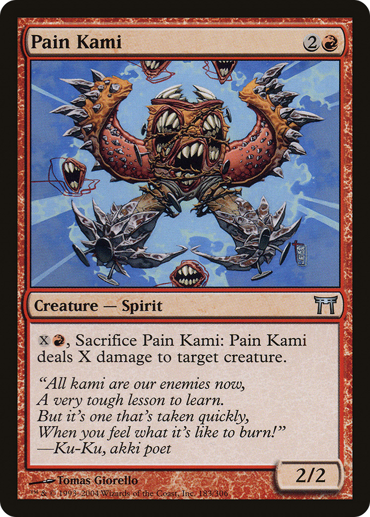 Pain Kami [Champions of Kamigawa]-1