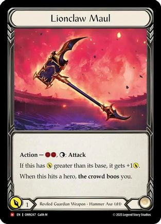 Lionclaw Maul (OMN247) - Omens of the Third Age-1