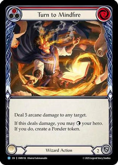 Turn to Mindfire (OMN136) - Omens of the Third Age Rainbow Foil-1