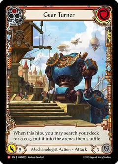 Gear Turner (Extended Art) (OMN235) - Omens of the Third Age Cold Foil-1