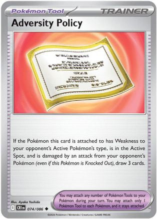 Adversity Policy 074  ME04 Chaos Rising - Uncommon-1
