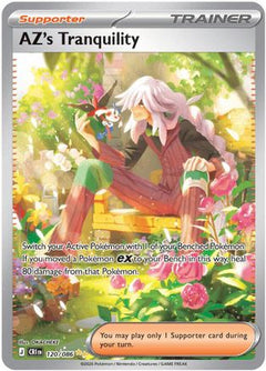 AZ's Tranquility 120/086  - Holofoil ME04 Chaos Rising - Special Illustration Rare-1