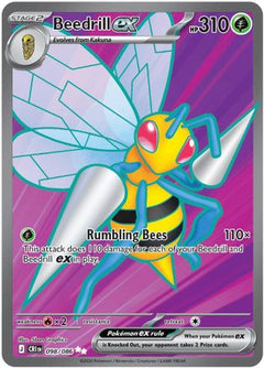Beedrill ex 098/086  - Holofoil ME04 Chaos Rising - Ultra Rare-1