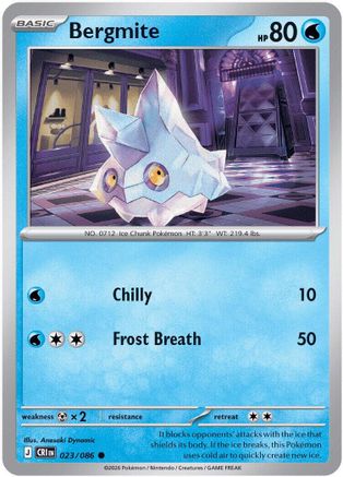Bergmite 023  ME04 Chaos Rising - Common-1