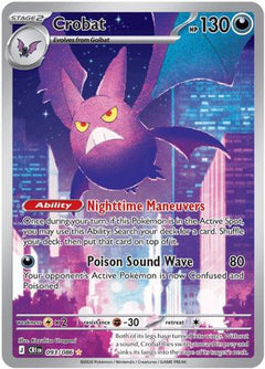 Crobat 093/086  - Holofoil ME04 Chaos Rising - Illustration Rare-1