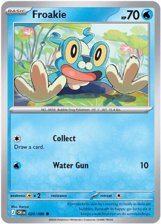 Froakie 020/086  ME04 Chaos Rising - Common-1