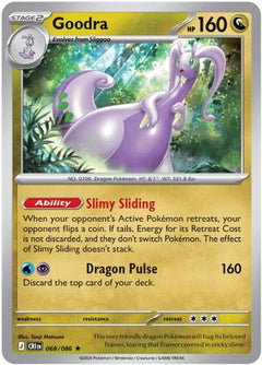 Goodra 068  - Holofoil ME04 Chaos Rising - Rare-1