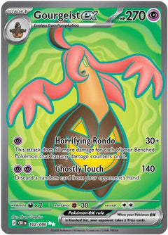 Gourgeist ex 102/086  - Holofoil ME04 Chaos Rising - Ultra Rare-1
