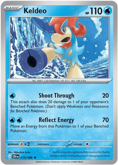 Keldeo 019  - Reverse Holofoil ME04 Chaos Rising - Rare-1
