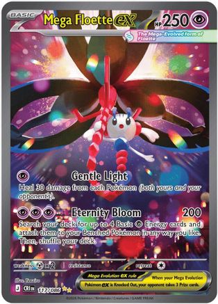 Mega Floette ex 117/086  - Holofoil ME04 Chaos Rising - Special Illustration Rare-1