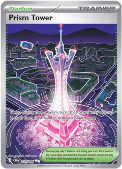 Prism Tower 111/086  - Holofoil ME04 Chaos Rising - Ultra Rare-1