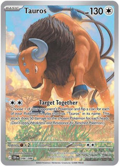 Tauros 096/086  - Holofoil ME04 Chaos Rising - Illustration Rare-1