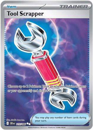 Tool Scrapper 115  - Holofoil ME04 Chaos Rising - Ultra Rare-1