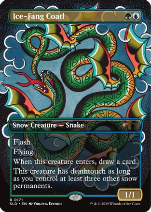 Ice-Fang Coatl (0171) (SLD-171) - Secret Lair Drop Series-1