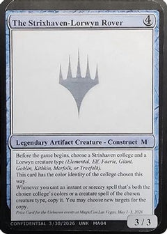 The Strixhaven-Lorwyn Rover (UNK-) - Un-Known Event Playtest Cards-1