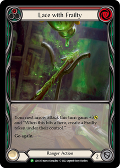 Lace with Frailty (Red) [LGS135] (Promo)  Rainbow Foil-1