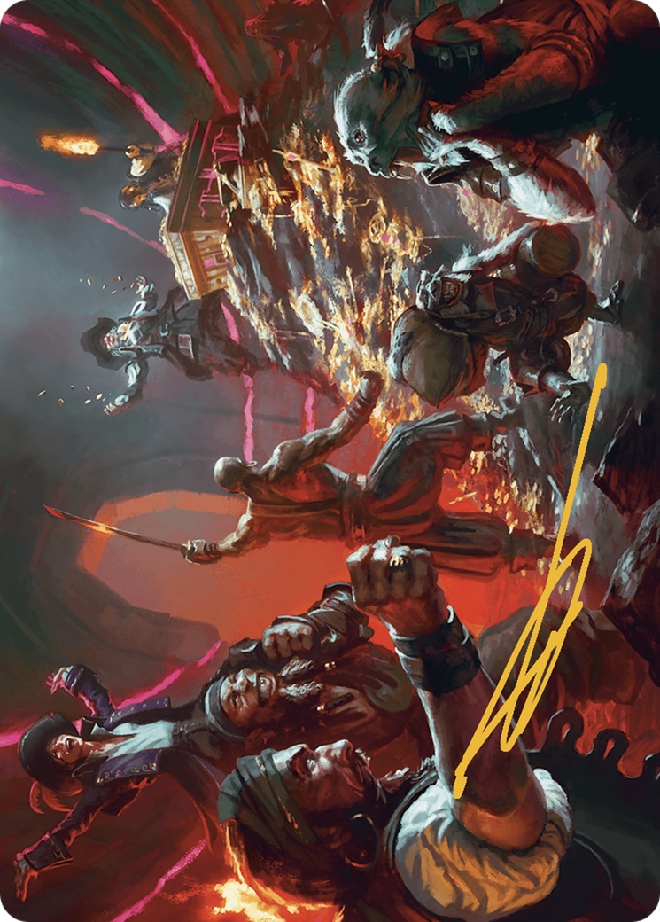 Hit the Mother Lode // Hit the Mother Lode (ALCI-019) - The Lost Caverns of Ixalan Art Series (Borderless) Foil-3
