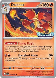 Delphox 013/086  - Holofoil Miscellaneous Cards & Products - Rare-1