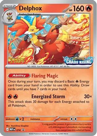 Delphox 074  - Holofoil ME Mega Evolution Promo - Promo-1