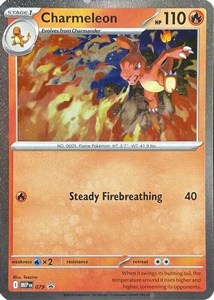Charmeleon 079  - Holofoil ME Mega Evolution Promo - Promo-1