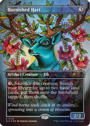 Burnished Hart (Rainbow Foil) (SLD-172) - Secret Lair Drop Series Foil-1