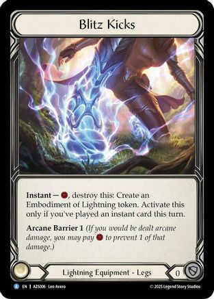 Blitz Kicks (AZS006) - Armory Deck: Zyggy Rainbow Foil-1