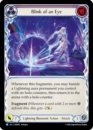 Blink Of An Eye (Red) (AZS007) - Armory Deck: Zyggy-1