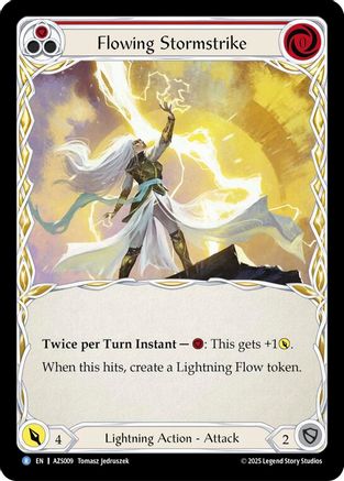Flowing Stormstrike (Red) (AZS009) - Armory Deck: Zyggy-1
