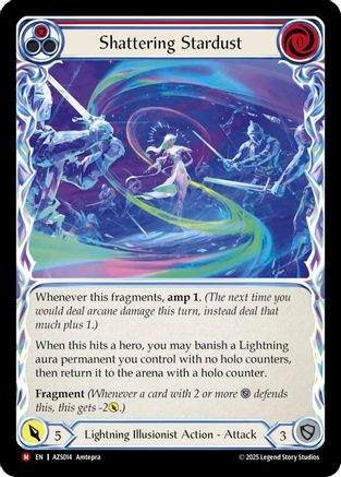 Shattering Stardust (Red) (AZS014) - Armory Deck: Zyggy-1