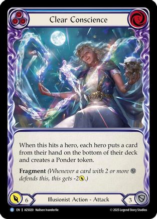 Clear Conscience (Blue) (AZS020) - Armory Deck: Zyggy-1