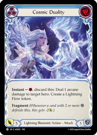 Cosmic Duality (Blue) (AZS021) - Armory Deck: Zyggy-1