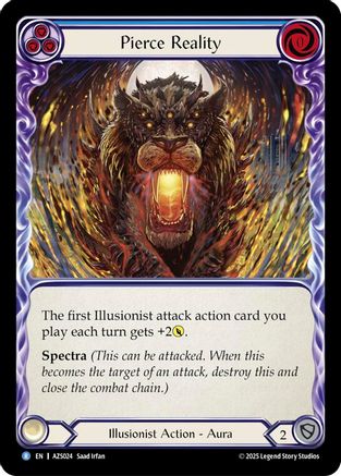 Pierce Reality (Blue) (AZS024) - Armory Deck: Zyggy-1