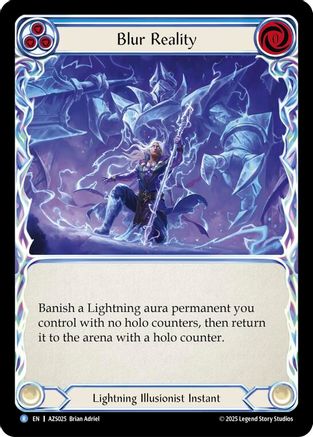 Blur Reality (Blue) (AZS025) - Armory Deck: Zyggy-1