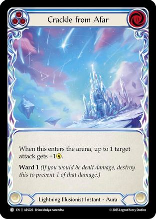 Crackle From Afar (Blue) (AZS026) - Armory Deck: Zyggy-1