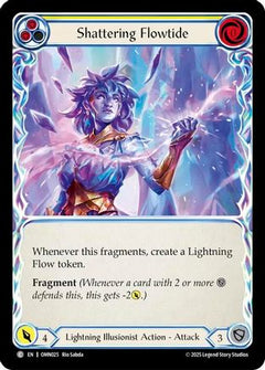Shattering Flowtide (Yellow) (OMN025) - Omens of the Third Age Rainbow Foil-1