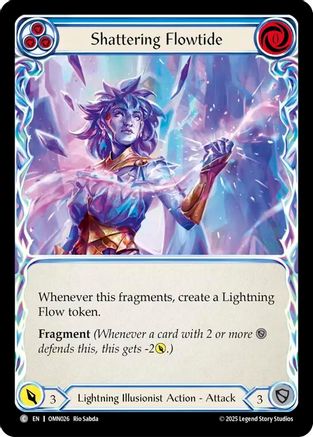 Shattering Flowtide (Blue) (OMN026) - Omens of the Third Age-1