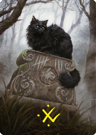 Nine-Lives Familiar 2 Art Card (36/54) (Gold-Stamped Signature) (ASFDN-036) - Art Series: Foundations-1