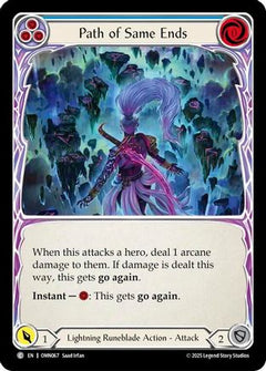 Path of Same Ends (Blue) (OMN067) - Omens of the Third Age Rainbow Foil-1