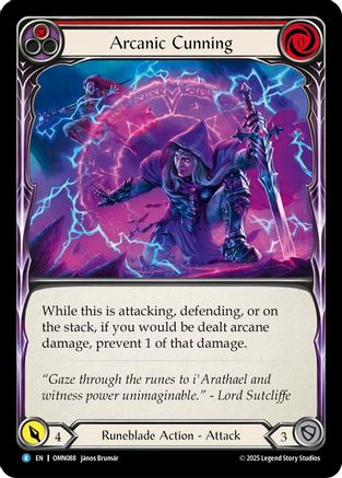 Arcanic Cunning (Red) (OMN088) - Omens of the Third Age-1