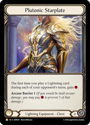 Plutonic Starplate (OMN141) - Omens of the Third Age Cold Foil-1
